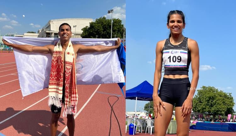National Games 2022: अमलान और ज्योति बने सबसे तेज धावक, ‘पोल वॉल्टर' रॉसी और अजीत ने बनाया नया रिकॉर्ड