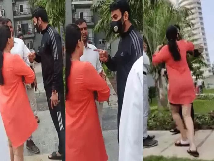 Noida: ग्रैंड ओमैक्स सोसायटी में बवाल के बाद अब ऐक्शन, थाना प्रभारी सस्पेंड, श्रीकांत त्यागी की तलाश जारी Noida: ग्रैंड ओमैक्स सोसायटी में बवाल के बाद अब ऐक्शन, थाना प्रभारी सस्पेंड, श्रीकांत त्यागी की तलाश जारी