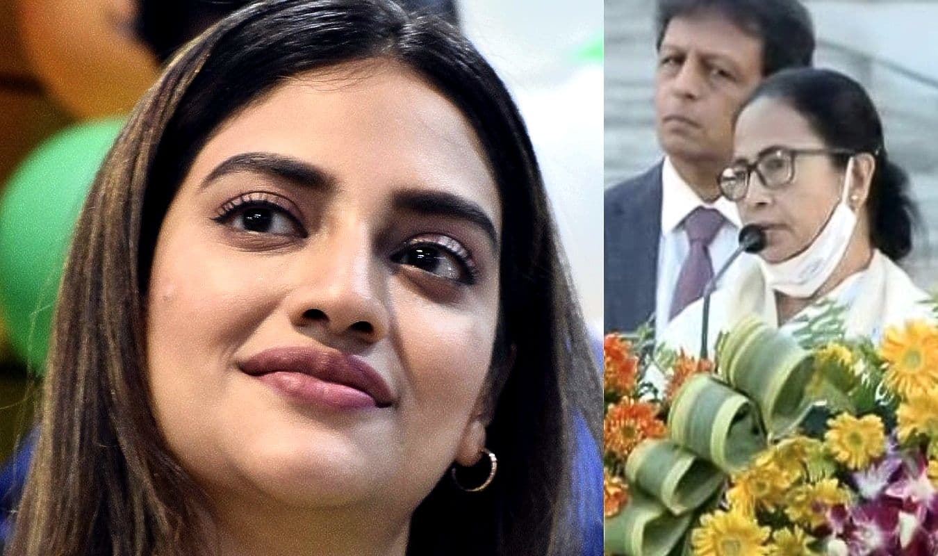 जय श्रीराम के नारे पर ममता के बाद TMC सांसद नुसरत जहां भी भड़कीं, ट्विटर पर निकाली भड़ास जय श्रीराम के नारे पर ममता के बाद TMC सांसद नुसरत जहां भी भड़कीं, ट्विटर पर निकाली भड़ास