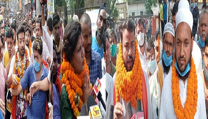 Bihar chunav 2020: भागलपुर जिले में नामांकन का दौर जारी, लोजपा और जाप उम्मीदवारों ने किया नॉमिनेशन...