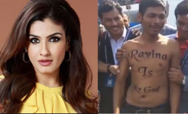 इस अंदाज में जब एक फैन ने रवीना टंडन से किया था 'प्यार' का इजहार, वायरल हुआ VIDEO