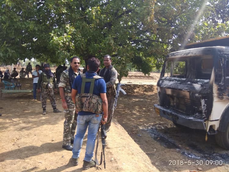 नक्सली वारदात पर गढ़वा के रमकंडा में पुलिस ने ऐसे लगाया ब्रेक