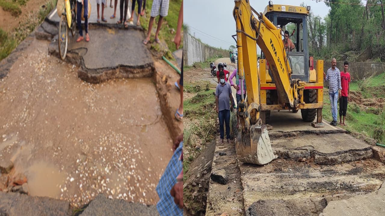 Cyclone Yaas Impact : पानी के तेज बहाव से सरायकेला में संजय नदी पर बने पुल का एक हिस्सा क्षतिग्रस्त, PWD ने किया मरम्मत, आवागमन शुरू