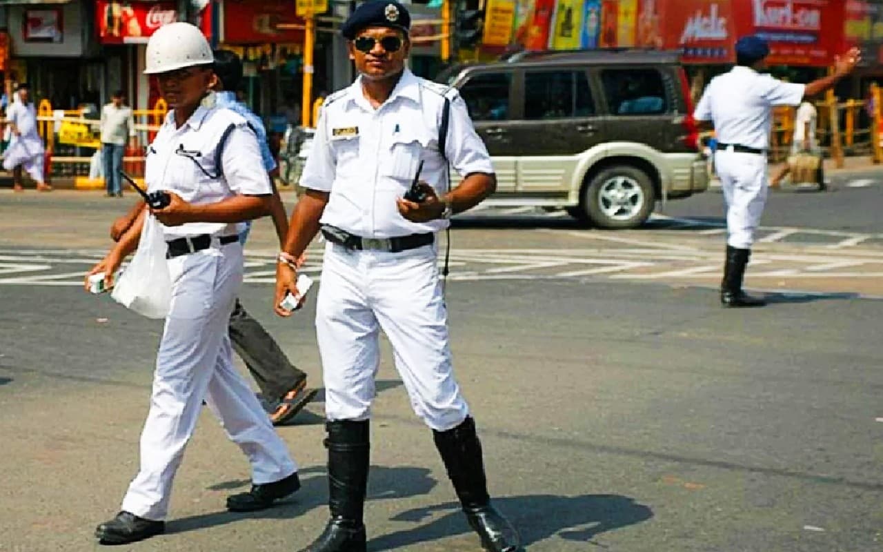 प्रधानमंत्री नरेंद्र मोदी कोलकाता में, सड़क से नदी तक कोलकाता पुलिस के 1500 जवान और अधिकारी तैनात