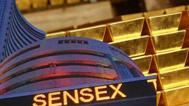 शेयर बाजार के सेंसेक्स ने लगाया 1024 अंक का गोता, सोना-चांदी की चमक बढ़ी
