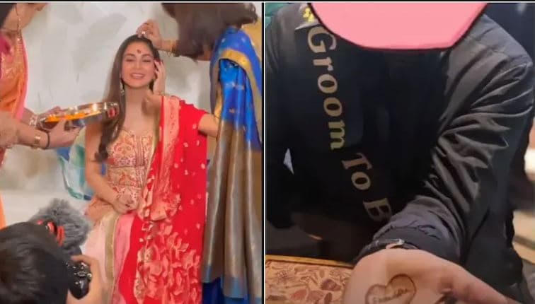 सीरियल कुंडली भाग्य की एक्ट्रेस श्रद्धा आर्या ने शेयर की पति की तसवीर, लगवाई एक्ट्रेस के नाम की मेहंदी सीरियल कुंडली भाग्य की एक्ट्रेस श्रद्धा आर्या ने शेयर की पति की तसवीर, लगवाई एक्ट्रेस के नाम की मेहंदी