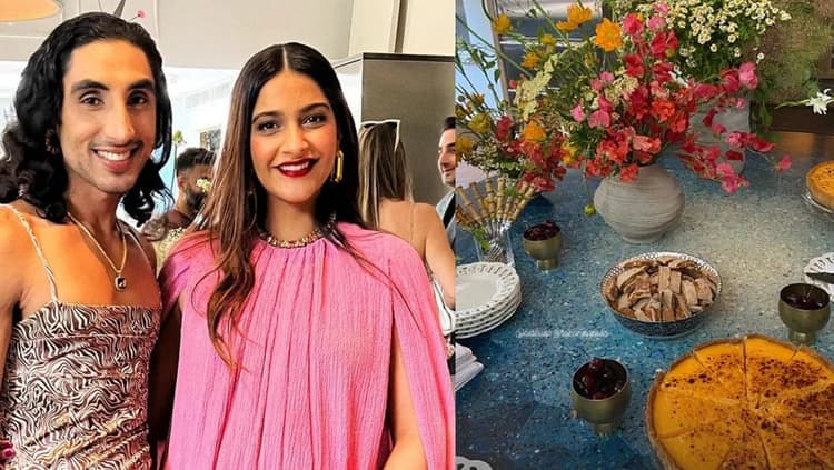 सोनम कपूर की गोद भराई की अनदेखी तसवीरें वायरल, बहन रिया कपूर के साथ मस्ती करते दिखी एक्ट्रेस