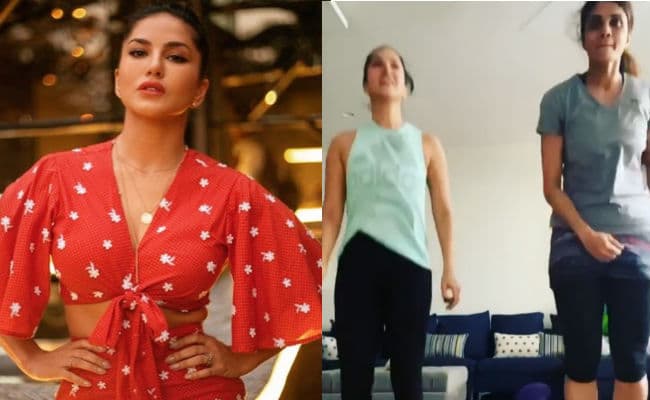 Sunny Leone का वर्कआउट Video, लॉकडाउन में ऐसे रख रही हैं खुद को फिट