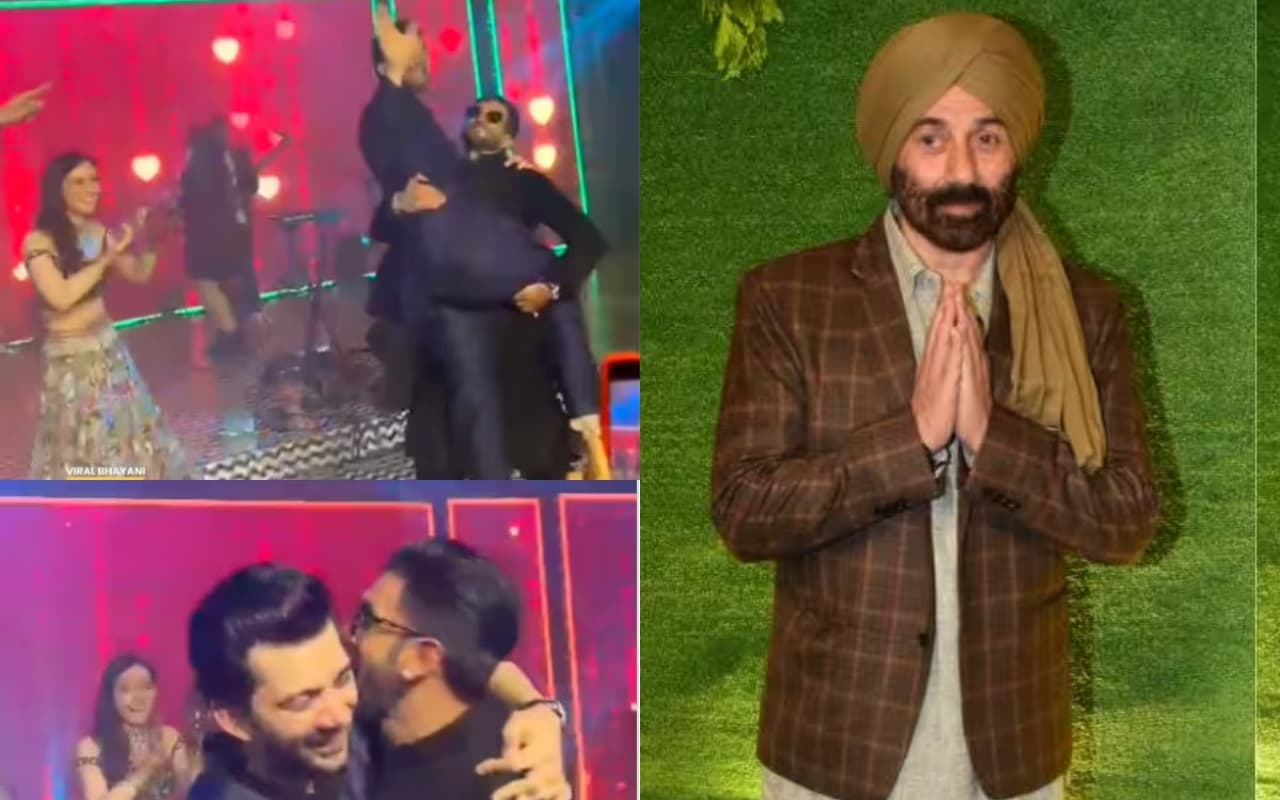 Karan Deol Sangeet: рджреВрд▓реНрд╣реЗ рдХреЛ рдЧреЛрдж рдореЗрдВ рдЙрдард╛рдХрд░ рдЦреВрдм рдирд╛рдЪреЗ рд░рдгрд╡реАрд░ рд╕рд┐рдВрд╣, рддрд╛рд░рд╛ рд╕рд┐рдВрд╣ рдмрди рд╕рдиреА рдиреЗ рдордЪрд╛рдпрд╛ рдЧрджрд░, VIDEO VIRAL