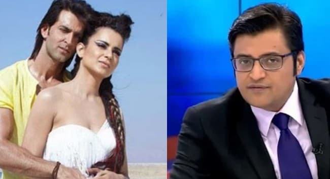 अर्नब गोस्वामी के व्हाट्सएप चैट लीक ने ऋतिक को बताया 'बेवकूफ', कंगना के लिए आपत्तिजनक शब्द