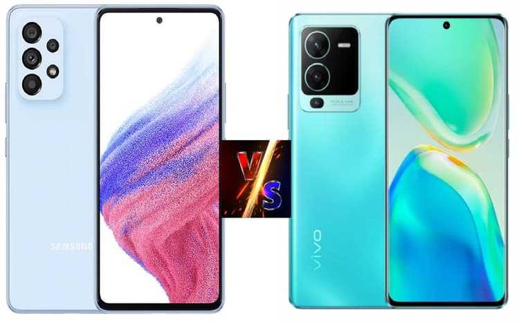 Samsung Galaxy A53 vs Vivo V25 : कीमत और फीचर्स के लिहाज से दोनों स्मार्टफोन्स में कौन है बेहतर? जानें