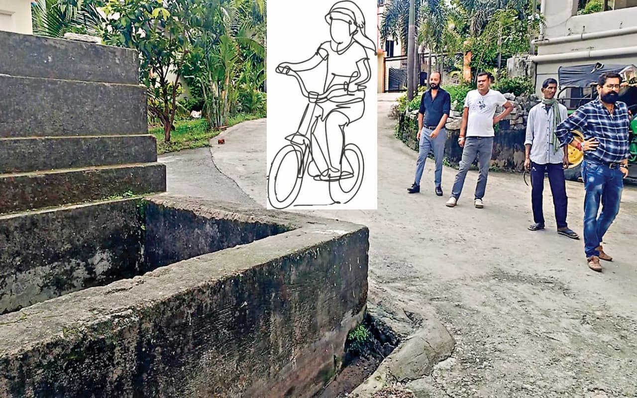 रांची : अपार्टमेंट में बने खुले हौदे में साइकिल समेत गिरी बच्ची की मौत, मां घायल