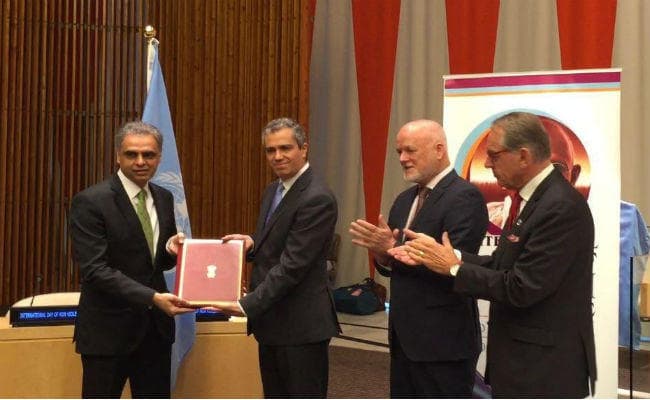 भारत ने संयुक्त राष्ट्र में ऐतिहासिक जलवायु समझौते का अनुमोदन किया