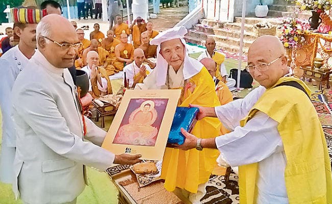 राजगीर में राज्यपाल बोले विश्व शांति स्तूप में जापान व भारत की दिखती है संस्कृति