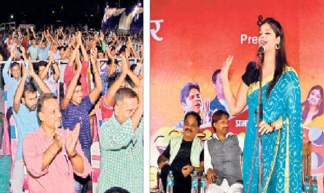 प्रभात खबर हास्य कवि सम्मेलन में देर रात तक गूंजते रहे ठहाके, सांस आती रही, सांस जाती रही...