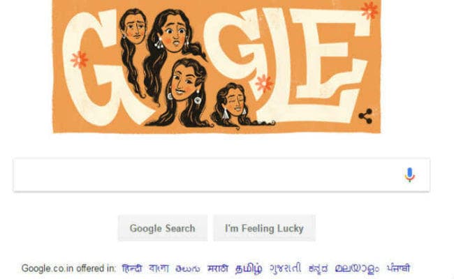 मशहूर अदाकारा नूतन के जन्मदिन पर गूगल ने सजाया डूडल