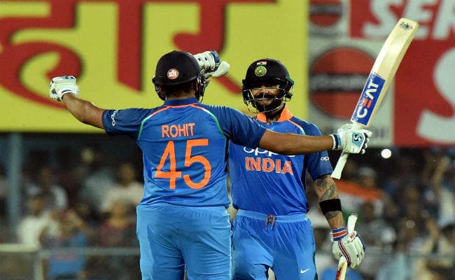 INDvsWI : रोहित और विराट के शतकों से भारत ने पहला वनडे जीता