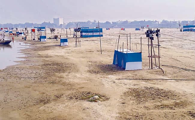 चार किमी लंबा हो गया है गंगा का घाट, कलेक्ट्रेट, महेंद्रू व बांसघाट पर एक साथ पूजा कर सकेंगे लाखों श्रद्धालु