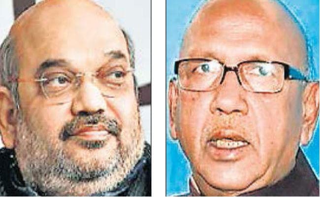 झारखंड : अमित शाह-सरयू राय में दुआ-सलाम, नहीं हुई बात