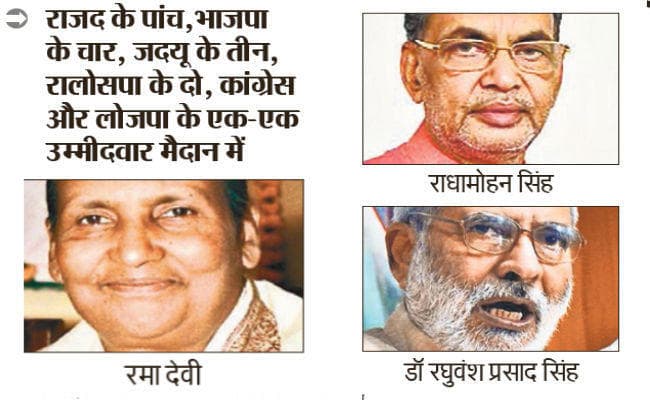 छठे चरण में राधामोहन, रघुवंश सहित आधा दर्जन दिग्गजों का होगा फैसला