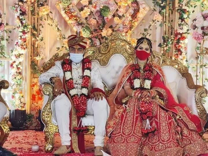 यूपी के उप मुख्यमंत्री केशव प्रसाद मौर्य के बेटे योगेश संग अंजलि की हुई शादी