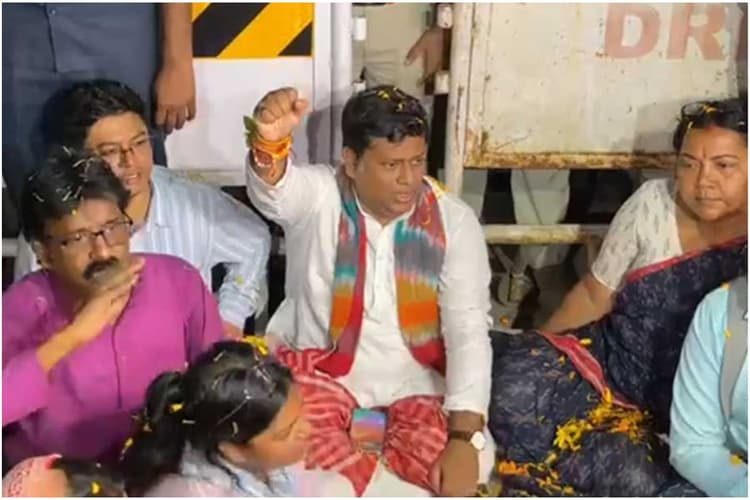पश्चिम बंगाल : सुकांत मजूमदार ने कहा, शेख शाहजहां की जब तक नहीं होगी गिरफ्तारी धरना रहेगा जारी