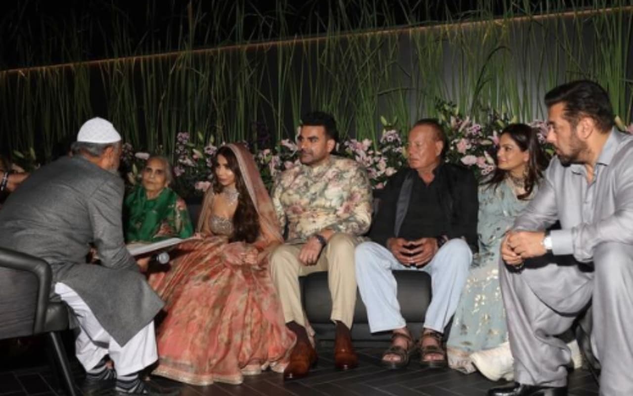 Arbaaz Khan ने Sshura Khan संग शेयर की निकाह सेरेमनी की इनसाइड तसवीरें, साथ दिखा पूरा खान परिवार, PHOTOS
