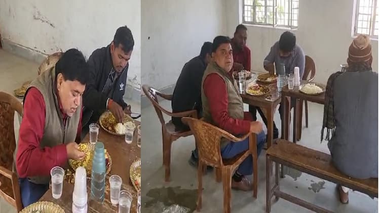 भागलपुर में के के पाठक से बेखौफ BEO शिक्षकों के साथ स्कूल में कर रहे थे मटन पार्टी, ग्रामीणों ने किया हंगामा