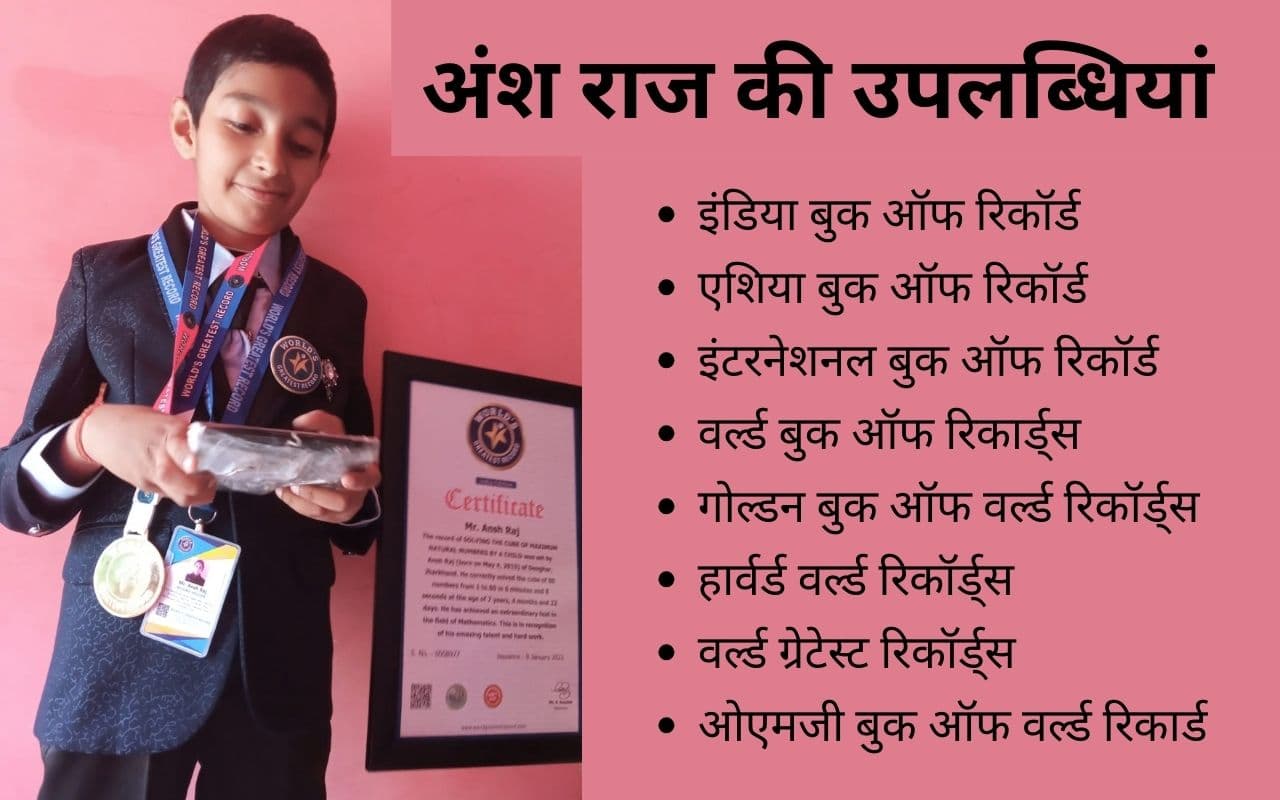 OMG Book of Record: मिलिए, देवघर के कैलकुलेटर एंड गूगल ब्वॉय से, 8 साल की उम्र में बना डाले 8 रिकॉर्ड