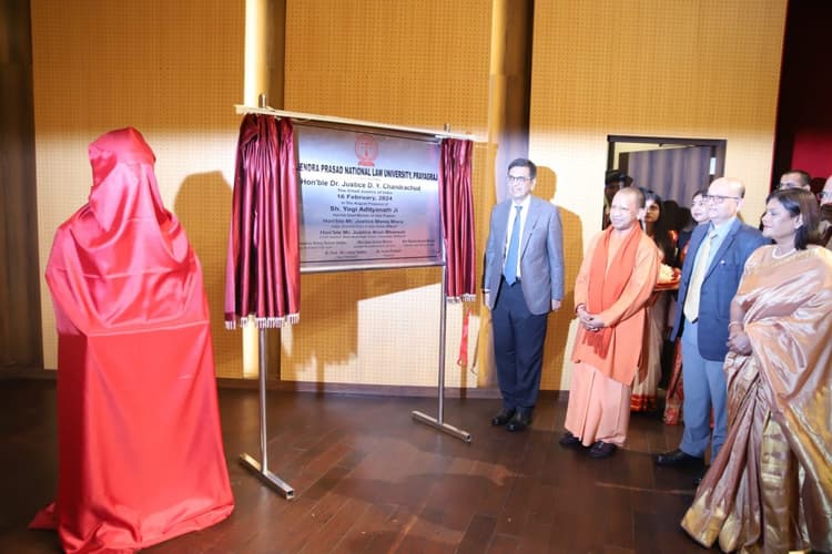 डॉ. राजेंद्र प्रसाद राष्ट्रीय विधि विश्वविद्यालय का सीजेआई डीवाई चंद्रचूड़ और सीएम योगी ने किया उद्घाटन