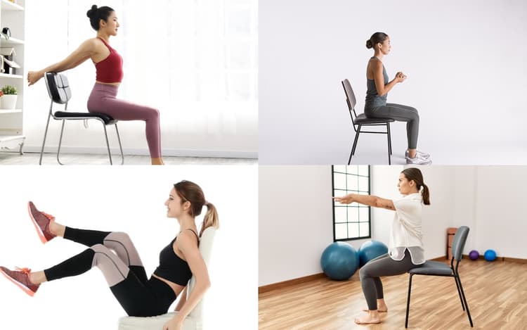 Chair Exercises: ऑफिस में लगातार बैठे रहने से बढ़ रहा है वजन? ये आसान एक्सरसाइज कर सकती है आपकी मदद