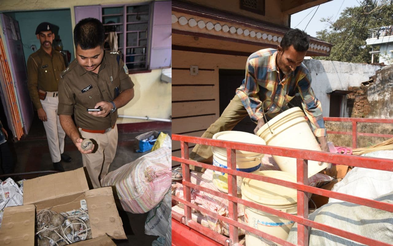 Jamshedpur News: परसुडीह के घनी आबादी में घर में ही बनाया जा रहा था पटाखा, कारोबारी गिरफ्तार