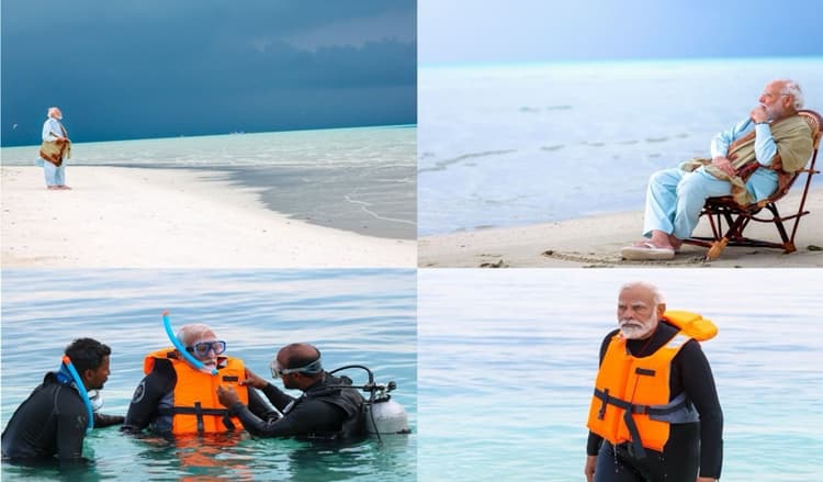PM Modi: स्नॉर्कलिंग का आनंद, फिर मॉर्निंग वॉक, पीएम मोदी ने शेयर की लक्षद्वीप दौरे की शानदार तस्वीरें