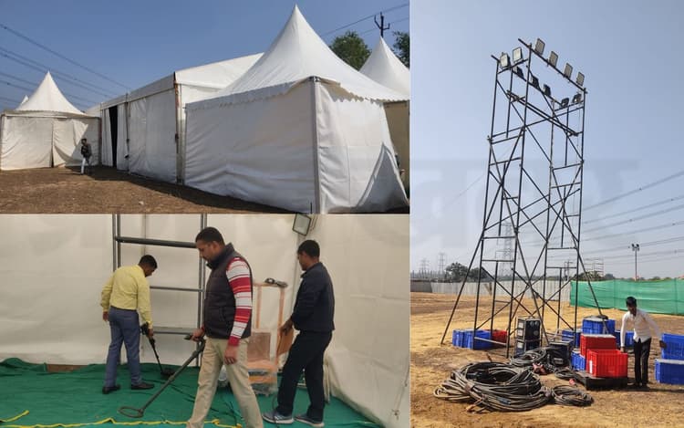 भारत जोड़ो न्याय यात्रा : धनबाद के टुंडी में यहां रात्रि विश्राम करेंगे राहुल गांधी, VIDEO में देखें तैयारी