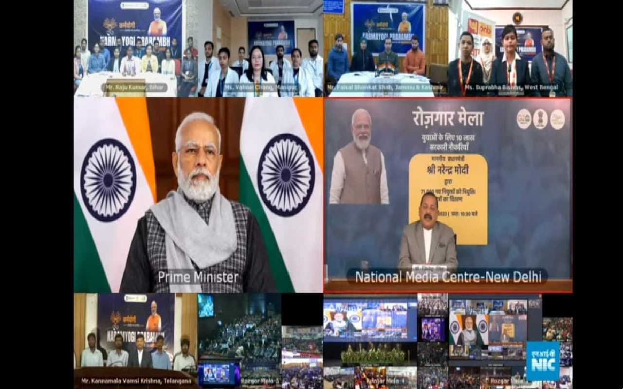 Rojgar Mela: 71000 लोगों को नियुक्ति पत्र, बोले PM मोदी- रोजगार मेला बन गया है सुशासन की पहचान