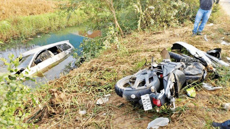 पटना में शादी से लौट रहे तीन बाइक सवार दोस्तों को कार ने रौंदा, दो की हुई मौत, एक जख्मी