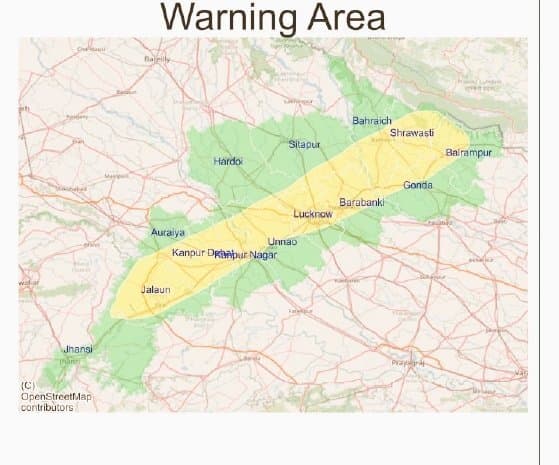 UP Weather Alert: यूपी में अगले तीन घंटे में बारिश आंधी तूफान का एलर्ट, लखनऊ अयोध्या श्रावस्ती में रहेगा असर