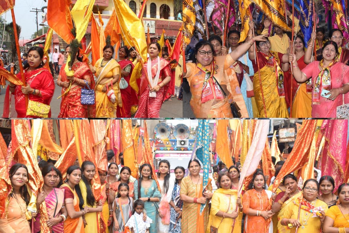 झारखंड के गिरिडीह, धनबाद व बोकारो में फाल्गुन महोत्सव, भक्तों ने हाथों में निसान लेकर किया नगर भ्रमण