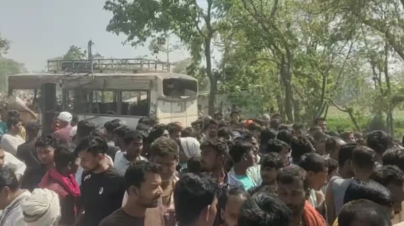 समस्तीपुर में भीषण सड़क हादसा, यात्रियों से भरी बस पलटी, स्कूली छात्रा समेत तीन की मौत