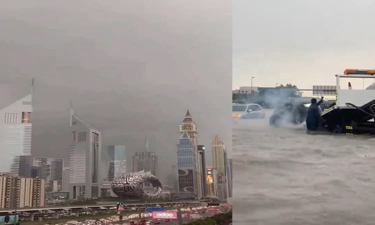 Dubai Floods: दुबई में भारी बारिश के बाद बाढ़ जैसे हालात, एयरपोर्ट-स्टेशन बंद