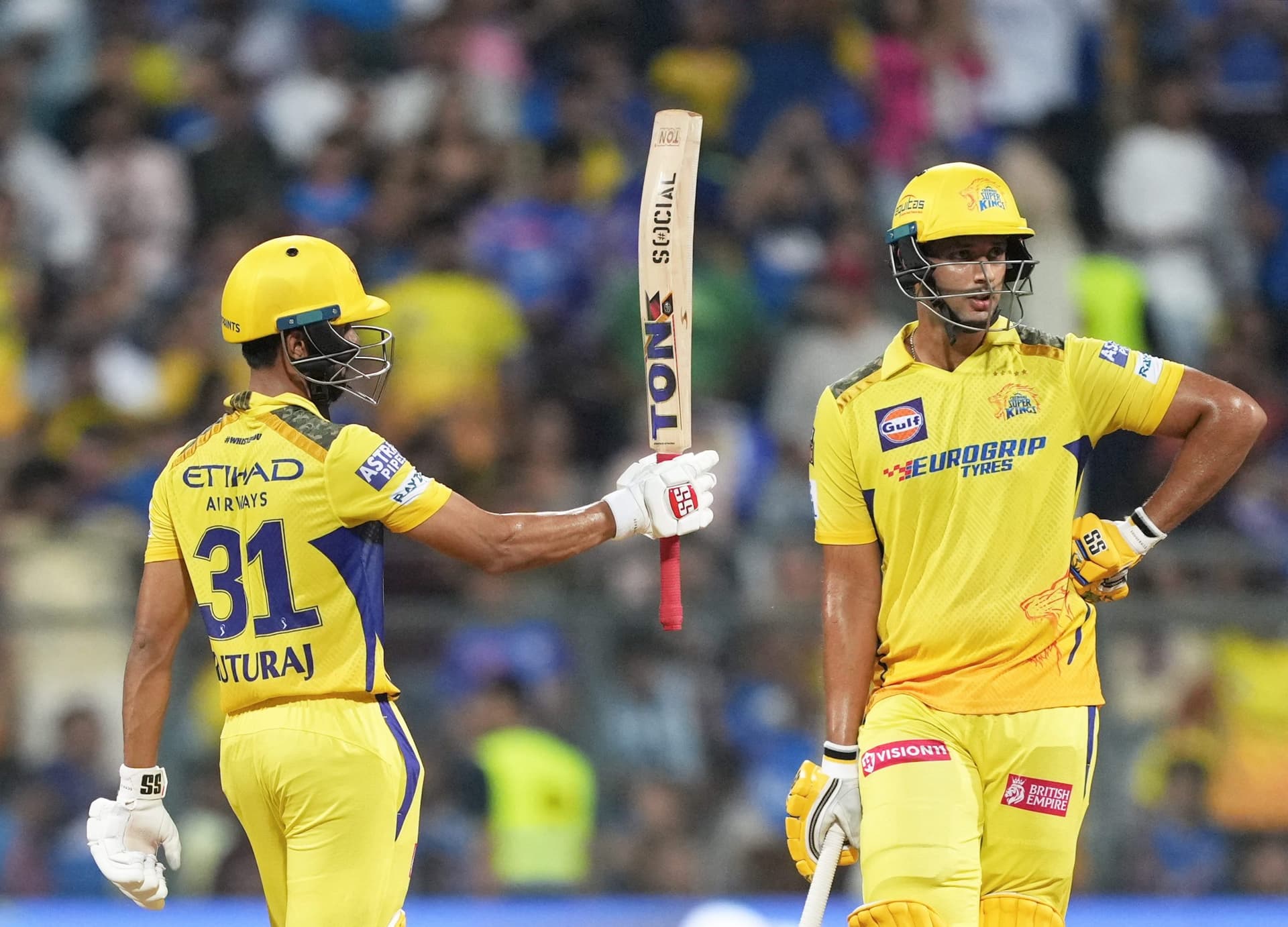 IPL 2024: वानखेड़े में गायकवाड़, दुबे और धोनी का ‘राज’, चेन्नई ने मुंबई को दिया 207 का टारगेट