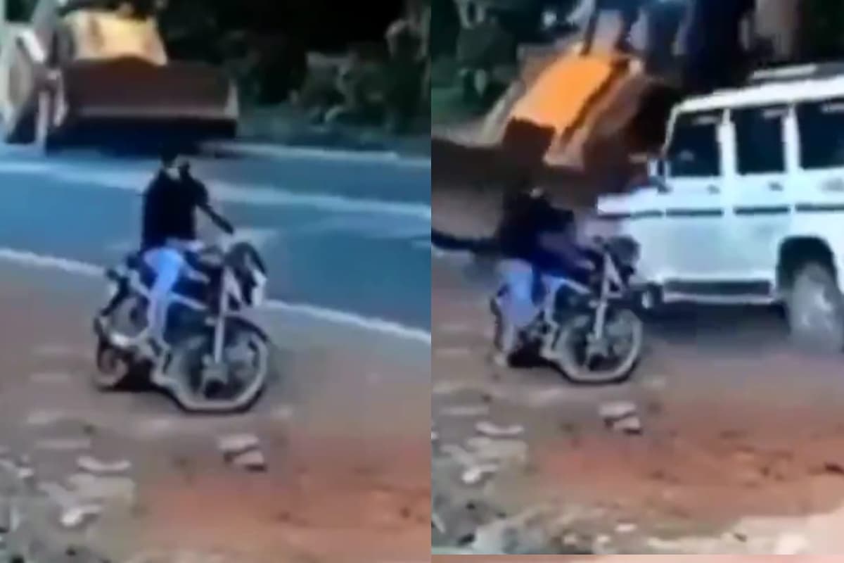 जाको राखे साइयां मार सके न कोय… JCB के नीचे आने वाला था लड़का, जानिए अचानक क्या हुआ