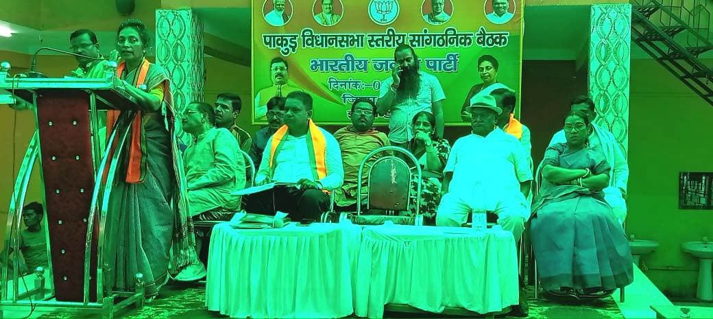 सारे विपक्षी सत्ता पाने के लिए जनता से कर रहे हैं झूठे वादे : डॉ लोइस मरांडी