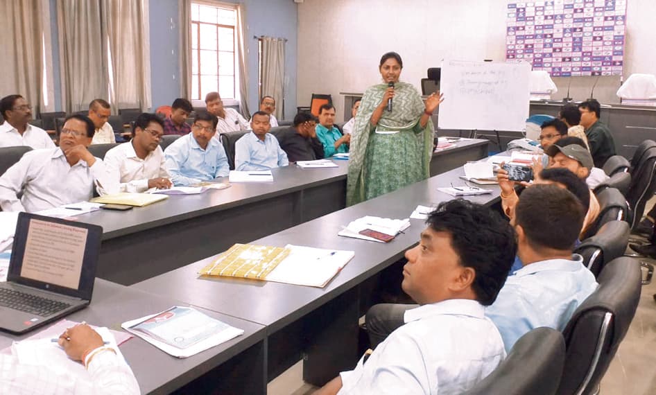 मास्टर ट्रेनरों को दिया गया प्रशिक्षण