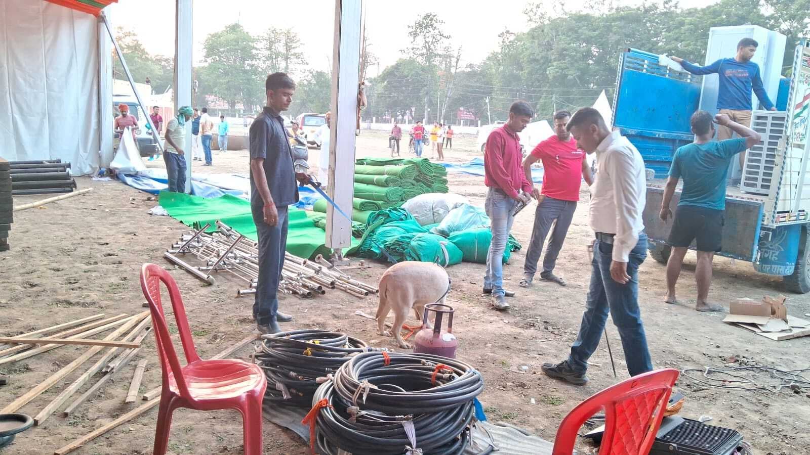 एसपीजी की टीम पहुंची गया, पुलिस की निगरानी में गांधी मैदान