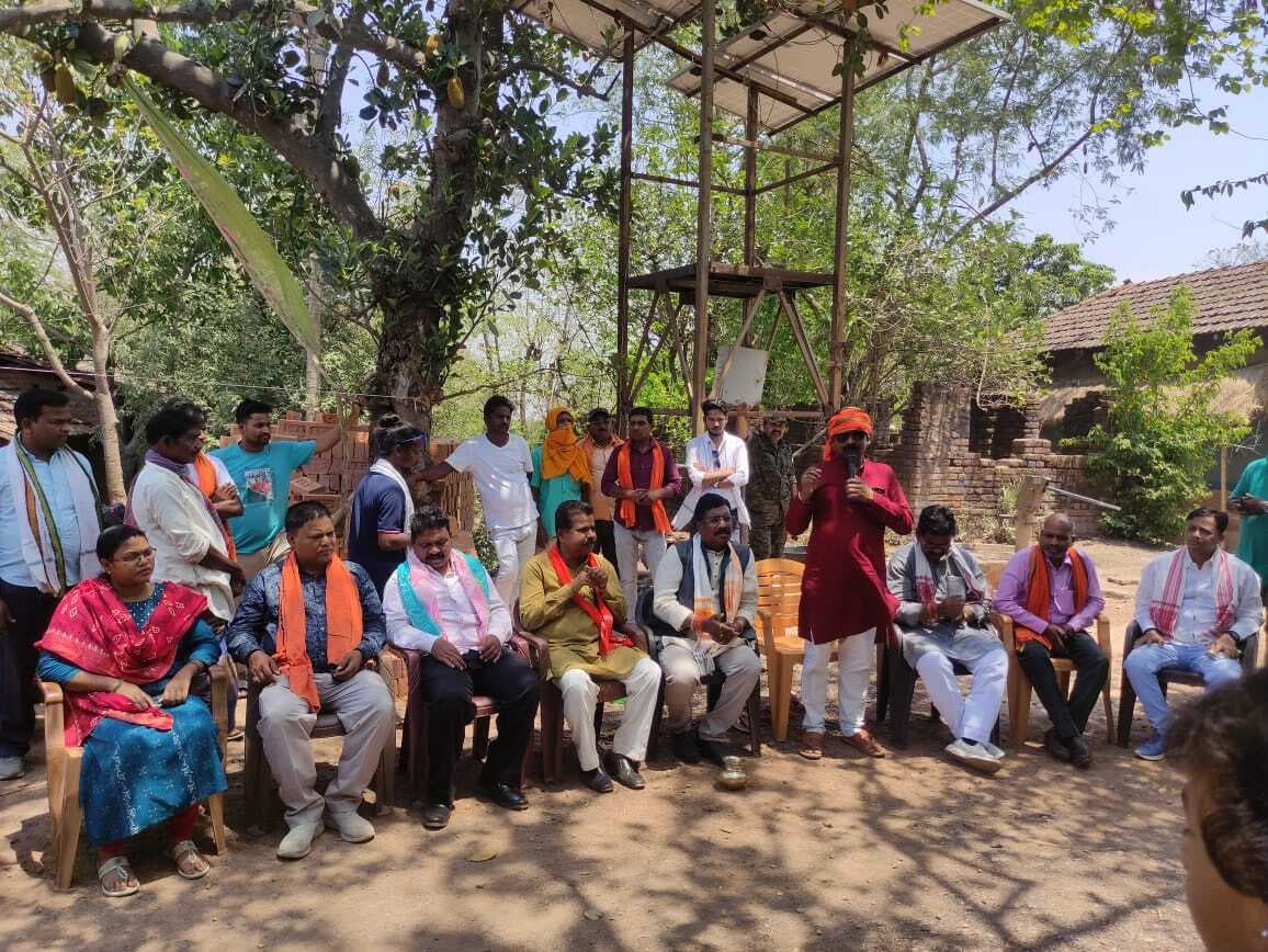 भाजपा प्रत्याशी ने विभिन्न गांवों में किया जनसंपर्क