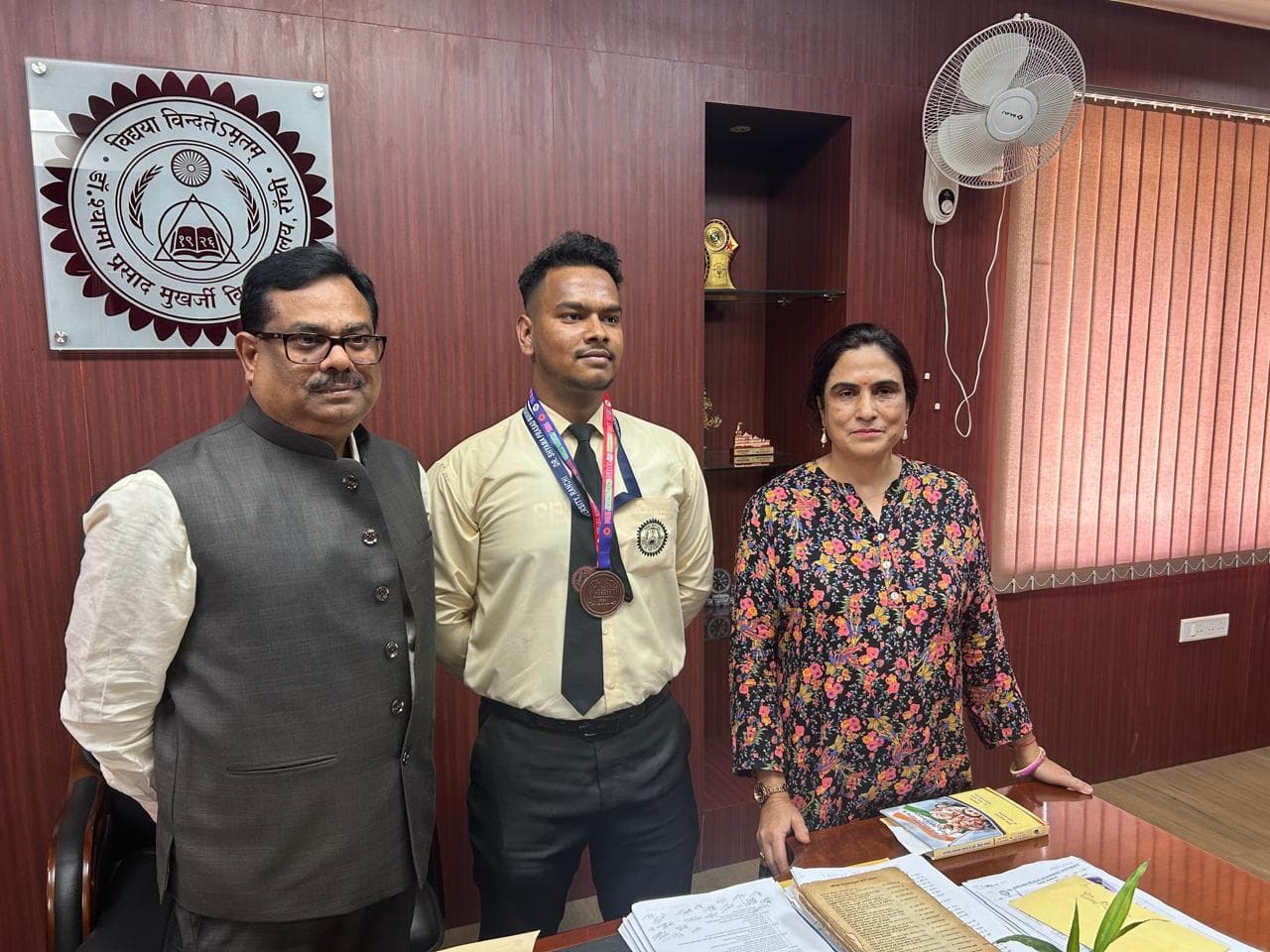 डीएसपीएमयू के राम स्वरूप ने राष्ट्रीय कराटे प्रतियोगिता में जीता कांस्य