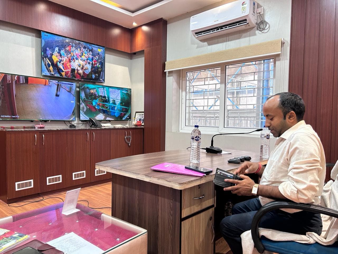 महीनों बाद चालू हुआ बाबा मंदिर का कंट्रोल रूम