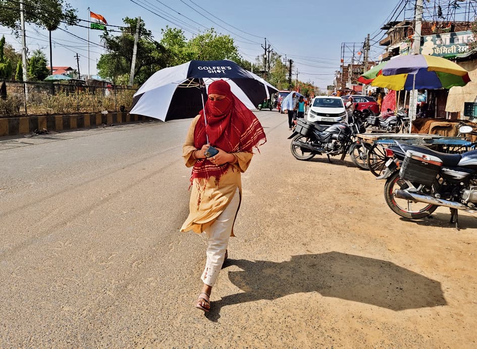 जहानाबाद का पारा 43 के पार, गर्म हवा ने लोगों को किया परेशान