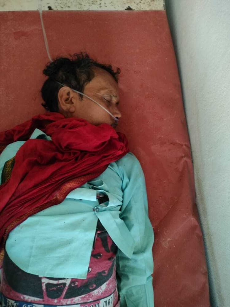 ट्रक के धक्के से बाइक सवार दो लोग घायल